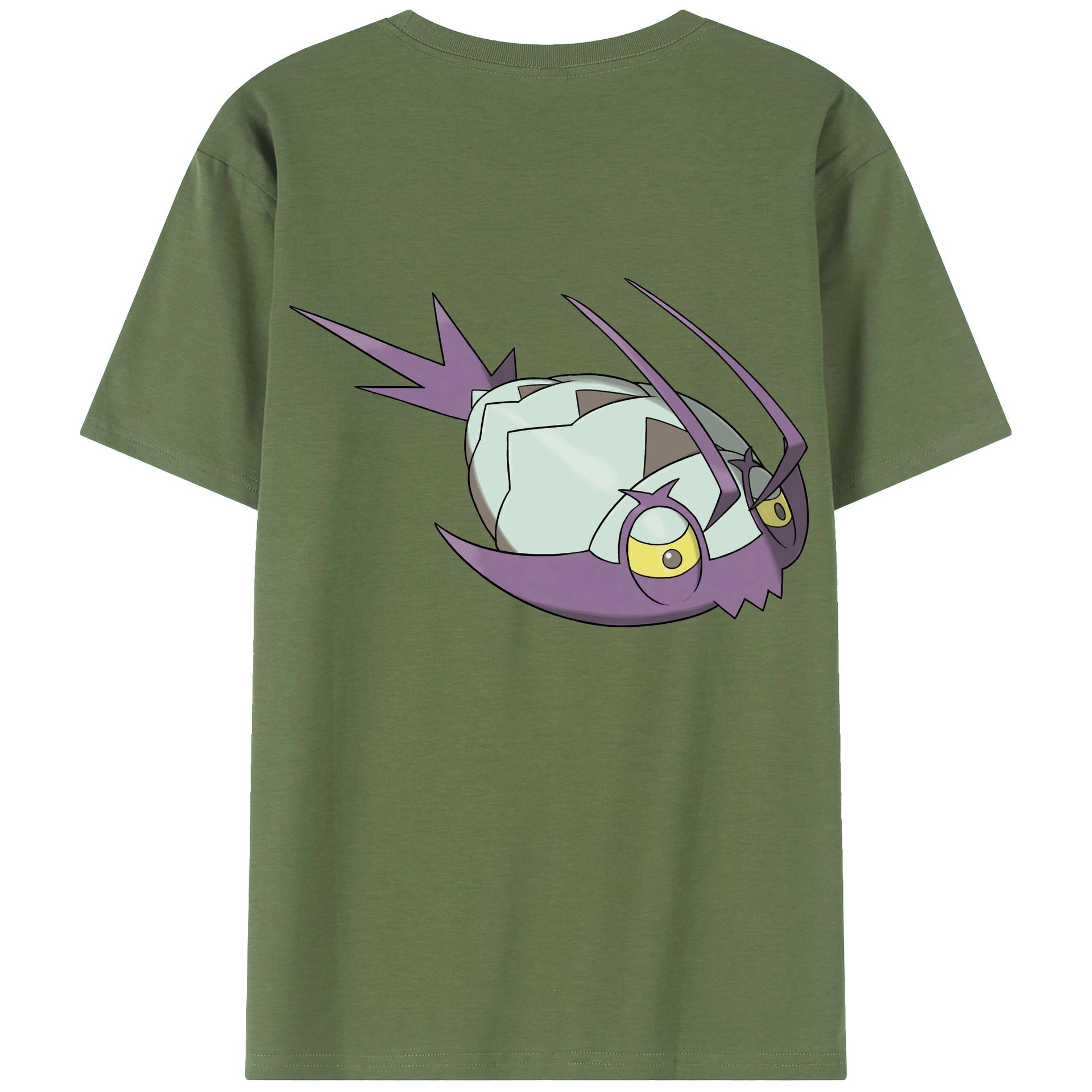 （画像用） ポケットモンスター Pokémon 綿100％ メンズ半袖Tシャツ（バックプリント） 通気性
